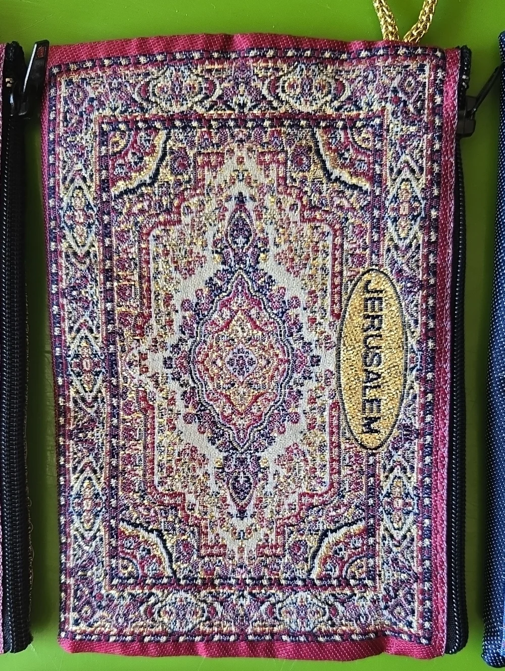 7 Embroidered Persian-Style Zip Wristlet Wallet - Multicolor